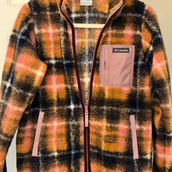 NWT Columbia Women's West Bend™ Print Full Zip II Fleece Jacket Sz S - Picture 4 of 8